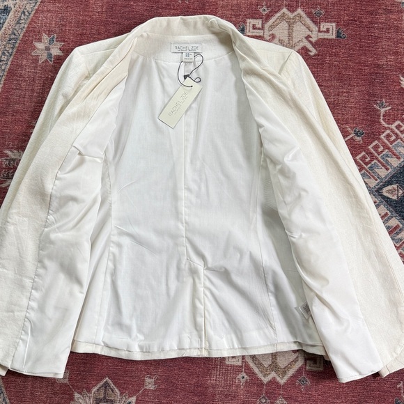 RACHEL ZOE Linen Blend Blazer NWT Size XL - Picture 7 of 13
